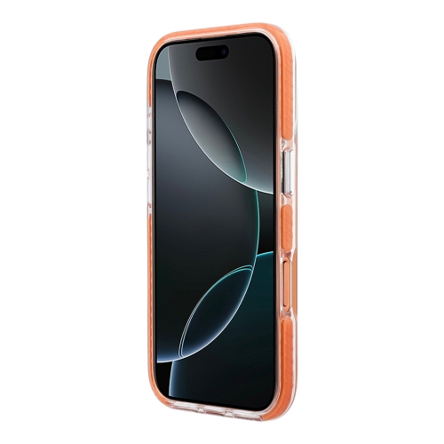 Lacoste для iPhone 17 Pro Max чехол ShockProof Lacquer Metal logo & Cam Hard Frosted Orange(MagSafe)