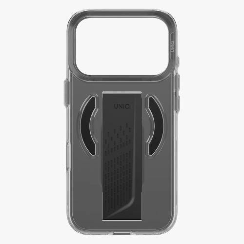 Uniq для iPhone 18 Pro/17 Pro чехол Heldro Air with FlexGrip Tinted Smoke (MagSafe)