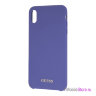 Чехол Guess Silicone для iPhone XS Max, фиолетовый