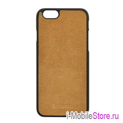 Чехол Moodz Alcantara ST-A Series для iPhone 6/6s, коричневый