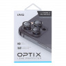 Защитное стекло Uniq OPTIX Camera Lens protector Aluminium для камеры iPhone 13 Pro | 13 Pro Max, Graphite