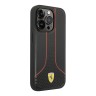Чехол Ferrari PU Smooth/Perforated 269P Hard для iPhone 14 Pro, черный