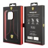 Чехол Ferrari PU-кожа Smooth/Perforated для iPhone 14 Pro, черный