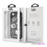 Чехол Karl Lagerfeld Embossed Pins Hard для iPhone 7/8/SE 2020, черный
