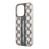 Чехол Lagerfeld Monogram Vertical logo Hard для iPhone 14 Pro Max, черный