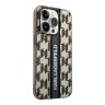 Чехол Lagerfeld Monogram Vertical logo Hard для iPhone 14 Pro Max, черный