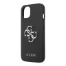 Чехол Guess PU Saffiano 4G Big metal logo Hard для iPhone 13 mini, черный