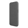 Nillkin для iPhone 15 Pro чехол QIN Pro (Cloth) Booktype Classical Grey