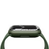 Uniq для Apple Watch 45 mm чехол Legion +9H Curved glass Green