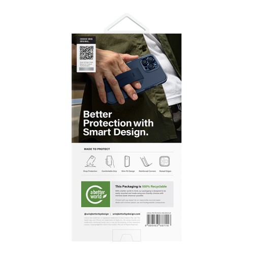 Uniq для iPhone 15 Pro Max чехол HELDRO MAG Smoke (MagSafe)