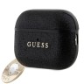Guess для Airpods Pro 2 чехол Fixed Glitters with Heart Diamond charm Black