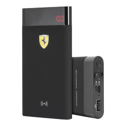 Аккумулятор CG Mobile Ferrari Wireless Power Bank 8000 mah FESEPBWD8BK, черный