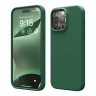 Elago для iPhone 15 Pro Max чехол Soft silicone (Liquid) Alpine Green