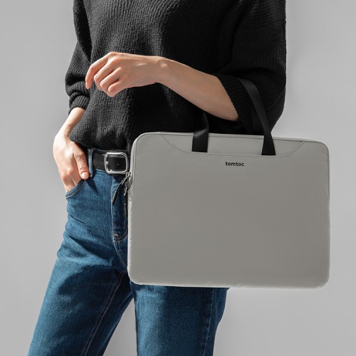 Tomtoc TheHer сумка Light-A21 Dual-color Slim Laptop Handbag 16" Gray