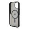 BMW для iPhone 15 Plus чехол Signature PC/TPU Frosted Hard Black (MagSafe)