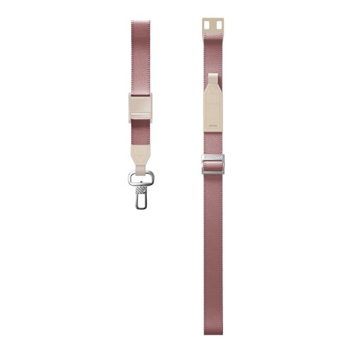 Uniq ремешок на шею/руку Vista 2-in-1 Lanyard and Handstrap Light Burgundy