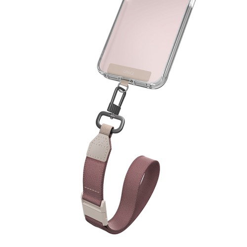 Uniq ремешок на шею/руку Vista 2-in-1 Lanyard and Handstrap Light Burgundy