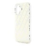 Karl Lagerfeld для iPhone 16 чехол PC/TPU Repeat Logo Transparent/Gold