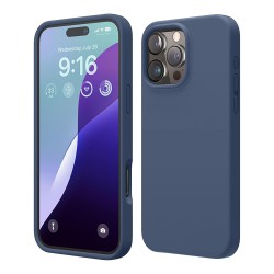 Elago для iPhone 16 Pro Max чехол Soft silicone (Liquid) Jean Indigo