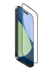 Uniq стекло для iPhone 17/16 Pro OPTIX Matte Anti-Dust filter Black (+installer)