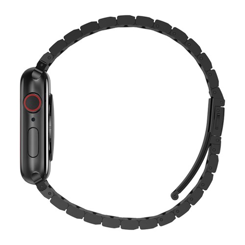 Ремешок Uniq Strova Strap Link Steel для Apple Watch 49-46-45-44 мм, черный