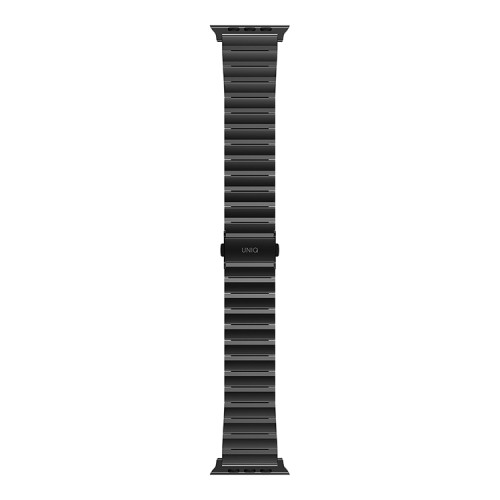 Ремешок Uniq Strova Strap Link Steel для Apple Watch 49-46-45-44 мм, черный