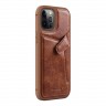 Чехол Nillkin Aoge PU Leather with cardslot для iPhone 12 Pro Max, коричневый