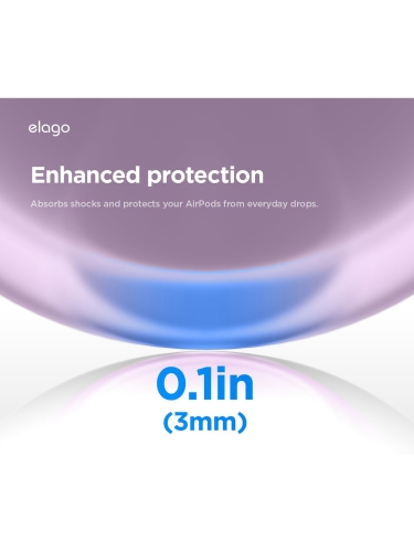 Elago для AirPods Pro 3 чехол Unique Ice Cream Hang case Lavender