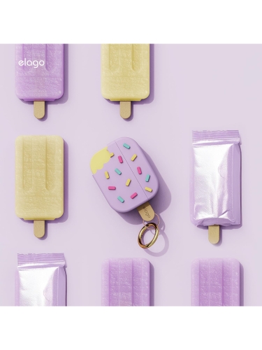Elago для AirPods Pro 3 чехол Unique Ice Cream Hang case Lavender