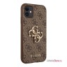 Чехол Guess 4G Big metal logo Hard для iPhone 11 | XR, коричневый