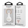Guess Liquid silicone with ring для AirTag, белый GUATSGEH