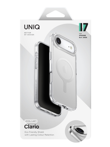 Uniq для iPhone Air чехол Clario Lucent Clear (MagSafe)