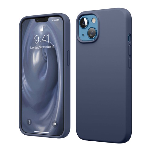 Чехол Elago Soft Silicone для iPhone 13, синий