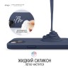 Чехол Elago Soft Silicone для iPhone 13, синий