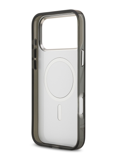 Karl Lagerfeld для iPhone 17 Pro Max чехол IML Aquarelle Choupette Metal cam Hard Black (MagSafe)