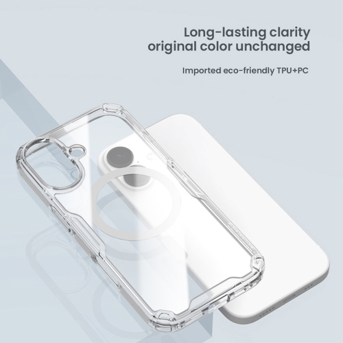 Nillkin для iPhone 17 чехол Nature TPU Pro Magnetic White