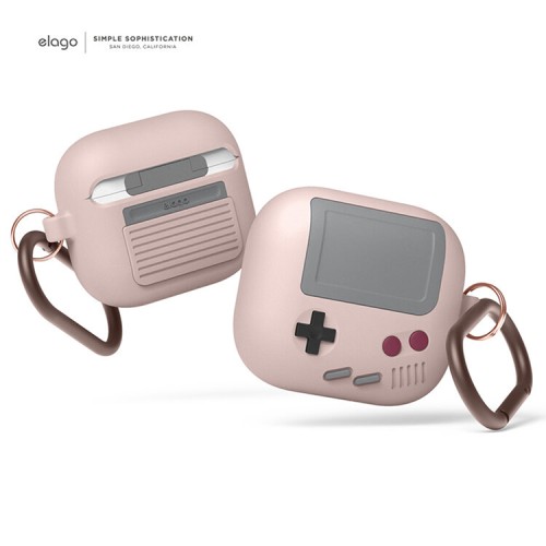 Чехол Elago Unique AW5 Game console Hang case для AirPods 3 (2021), розовый