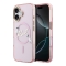Karl Lagerfeld для iPhone 17 чехол IML NFT Choupettes Script logo Metal Cam прозрачный/розовый (MagSafe)
