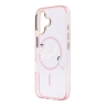 Karl Lagerfeld для iPhone 17 чехол IML NFT Choupettes Script logo Metal Cam прозрачный/розовый (MagSafe)