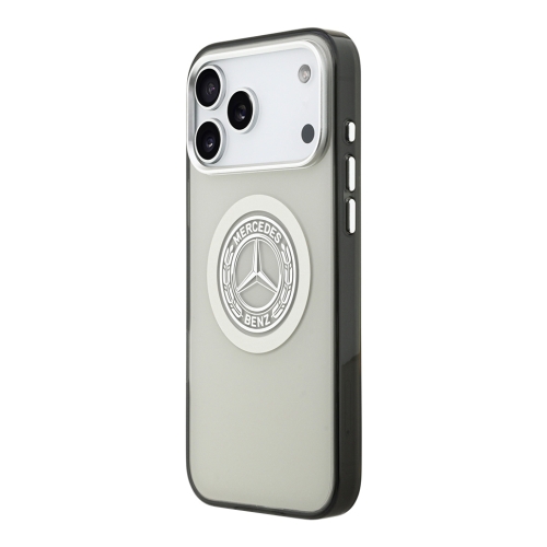 Mercedes для iPhone 17 Pro чехол IML Double Layer Vintage Logo Metal Cam Hard Grey (MagSafe)