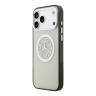 Mercedes для iPhone 17 Pro чехол IML Double Layer Vintage Logo Metal Cam Hard Grey (MagSafe)