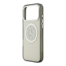Mercedes для iPhone 17 Pro чехол IML Double Layer Vintage Logo Metal Cam Hard Grey (MagSafe)
