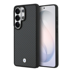 BMW для Galaxy S26 Ultra чехол M-series Kevlar Matt with TPU &amp; Metal logo Hard Black (MagSafe)