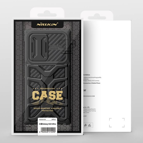 Противоударный чехол Nillkin Adventurer для Galaxy S22 Ultra, черный