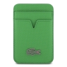 Lacoste картхолдер Wallet MagSafe Cardslot PVC Lacquer Metal logo Green