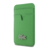 Lacoste картхолдер Wallet MagSafe Cardslot PVC Lacquer Metal logo Green