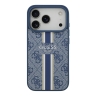 Guess для iPhone 17 Pro чехол PU 4G Stripes Hard Blue (MagSafe)