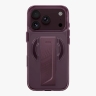 Uniq для iPhone 18 Pro/17 Pro чехол Heldro Air with FlexGrip Velvet Burgundy (MagSafe)