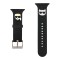 Ремешок Lagerfeld Silicone Karl and Choupette heads для Apple Watch 38-40-41 mm, черный