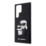 Чехол Lagerfeld PU Saffiano Monogram NFT Karl & Choupette Hard для Galaxy S23 Ultra, черный